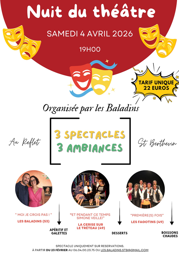 Affiche Nuit du Théâtre